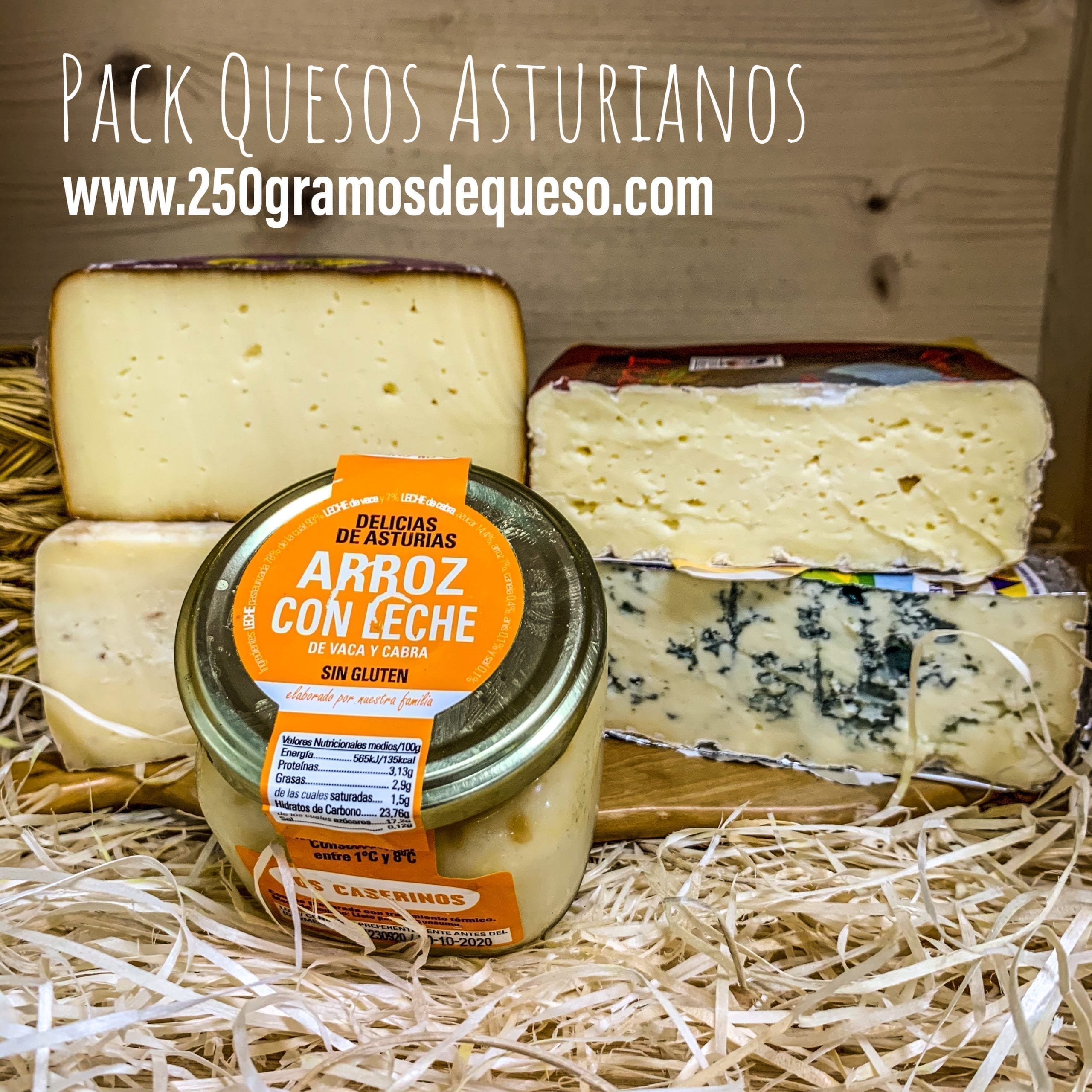 Pack de productos asturianos